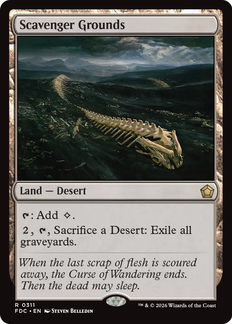 Scavenger Grounds [Foundations Commander] | Gamers Paradise