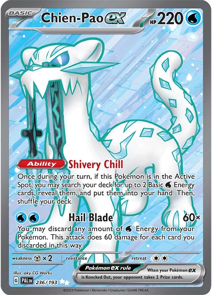 Chien-Pao ex (236/193) [Scarlet & Violet: Paldea Evolved] | Gamers Paradise