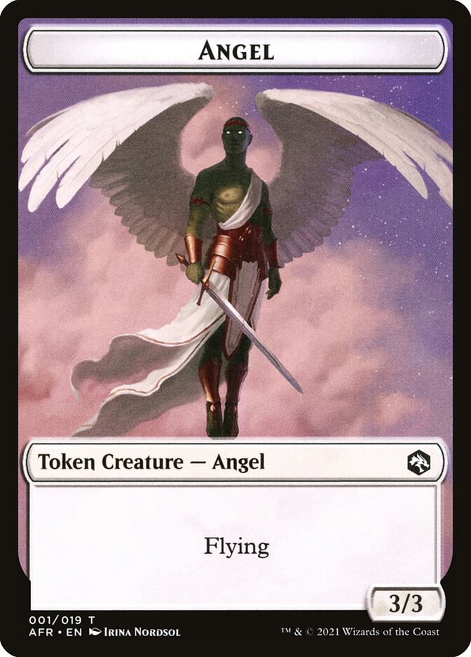 Angel // Dog Illusion Double-Sided Token [Dungeons & Dragons: Adventures in the Forgotten Realms Tokens] | Gamers Paradise