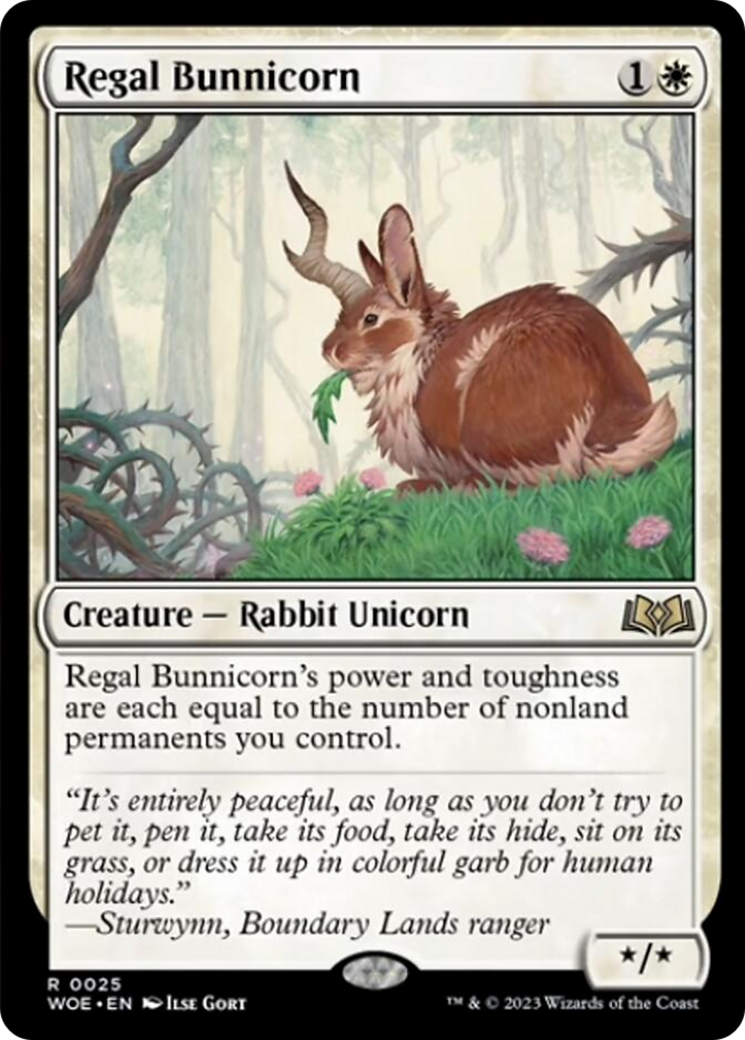 Regal Bunnicorn [Wilds of Eldraine] | Gamers Paradise