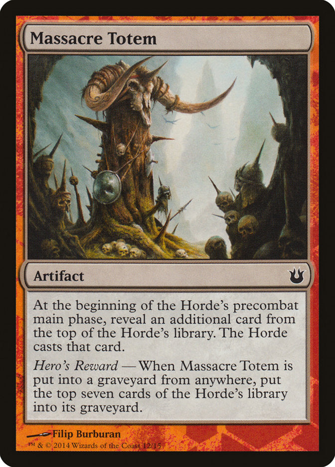 Massacre Totem [Born of the Gods Battle the Horde] | Gamers Paradise
