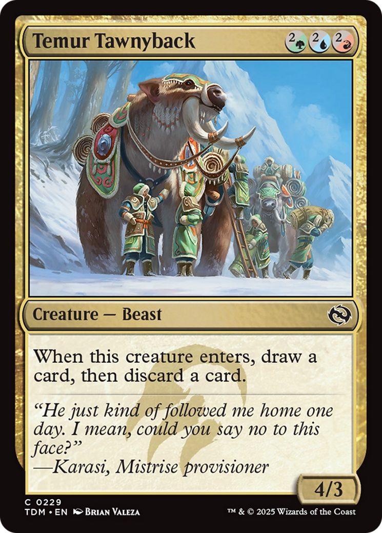Temur Tawnyback [Tarkir: Dragonstorm] | Gamers Paradise