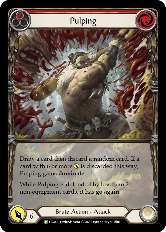 Pulping (Red) [LGS051] (Promo)  Rainbow Foil | Gamers Paradise