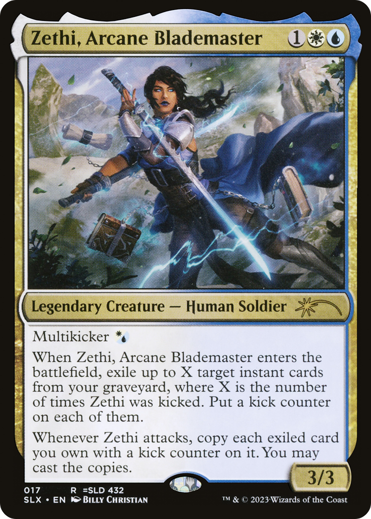 Zethi, Arcane Blademaster [Secret Lair: Universes Within] | Gamers Paradise