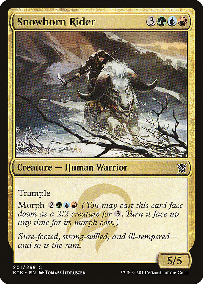 Snowhorn Rider [Khans of Tarkir] | Gamers Paradise