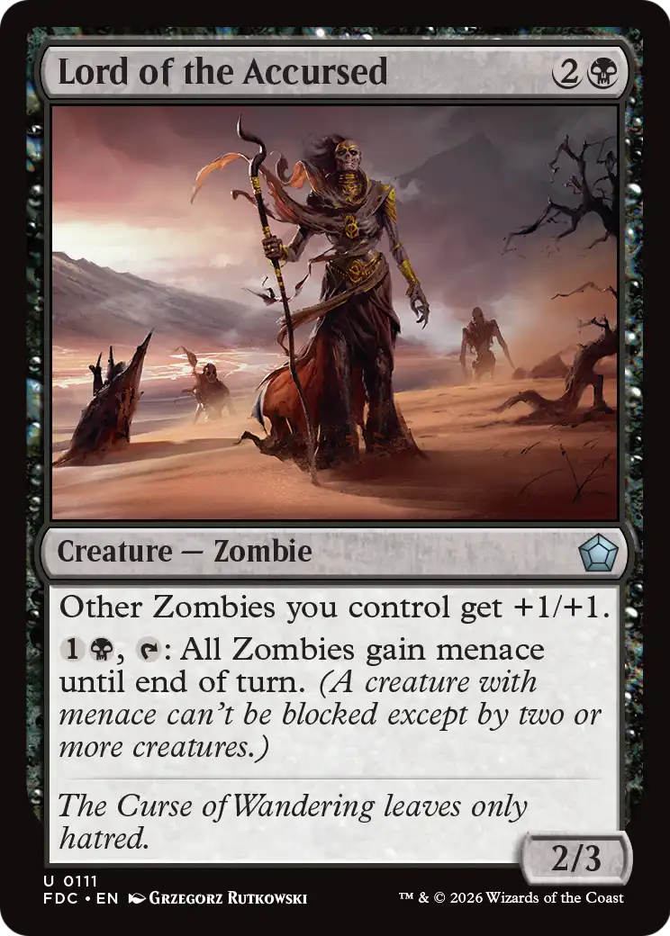 Lord of the Accursed [Foundations Commander] | Gamers Paradise