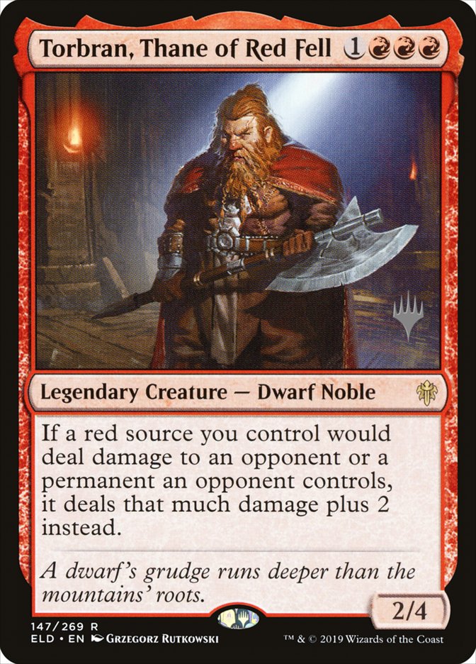 Torbran, Thane of Red Fell (Promo Pack) [Throne of Eldraine Promos] | Gamers Paradise
