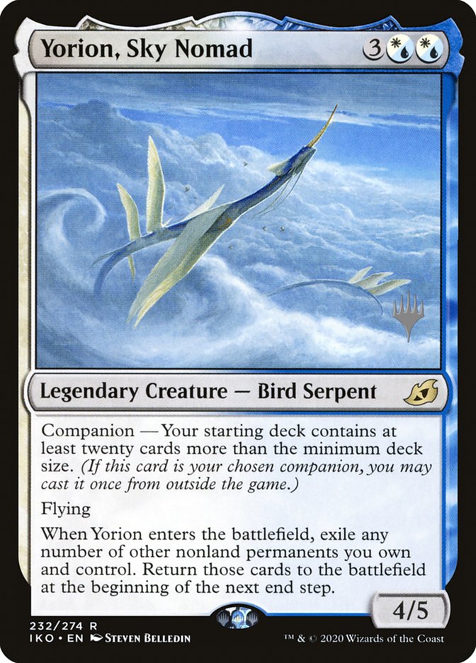 Yorion, Sky Nomad (Promo Pack) [Ikoria: Lair of Behemoths Promos] | Gamers Paradise