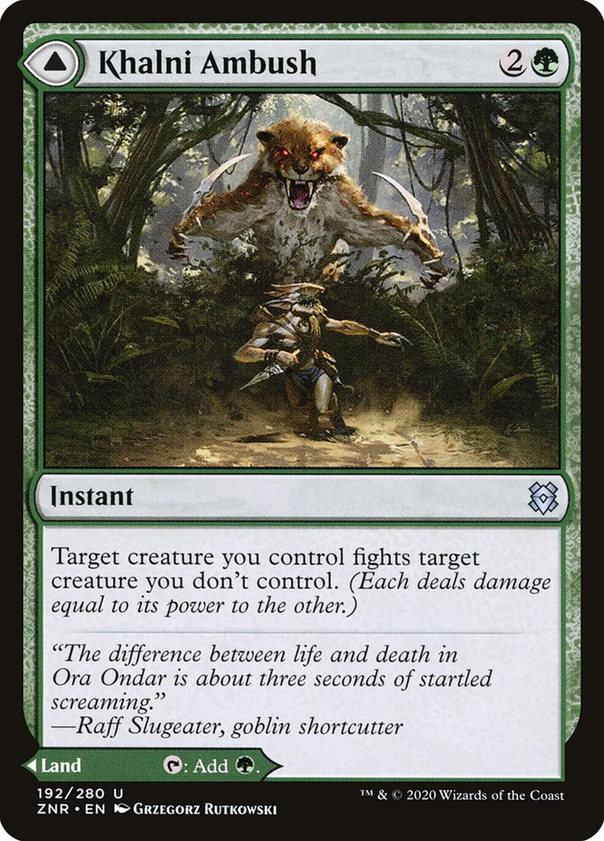 Khalni Ambush // Khalni Territory [Zendikar Rising] | Gamers Paradise