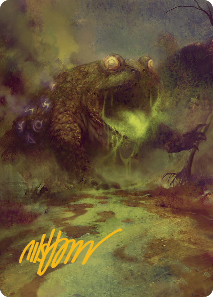 The Gitrog Monster Art Card (Gold-Stamped Signature) [Bloomburrow Art Series] | Gamers Paradise