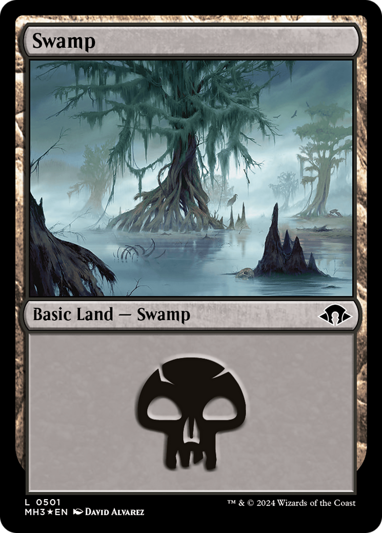 Swamp (0501) (Ripple Foil) [Modern Horizons 3] | Gamers Paradise
