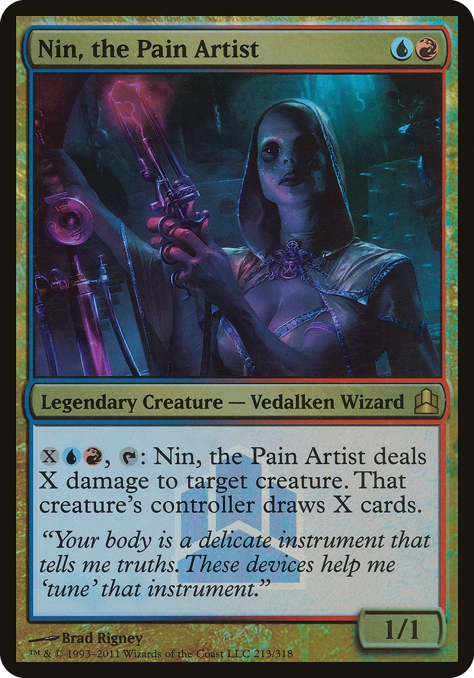 Nin, the Pain Artist (Launch) (Oversized) [Commander 2011 Oversized] | Gamers Paradise