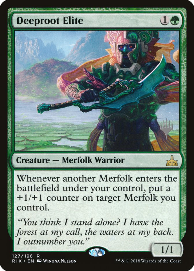 Deeproot Elite (Promo Pack) [Rivals of Ixalan Promos] | Gamers Paradise