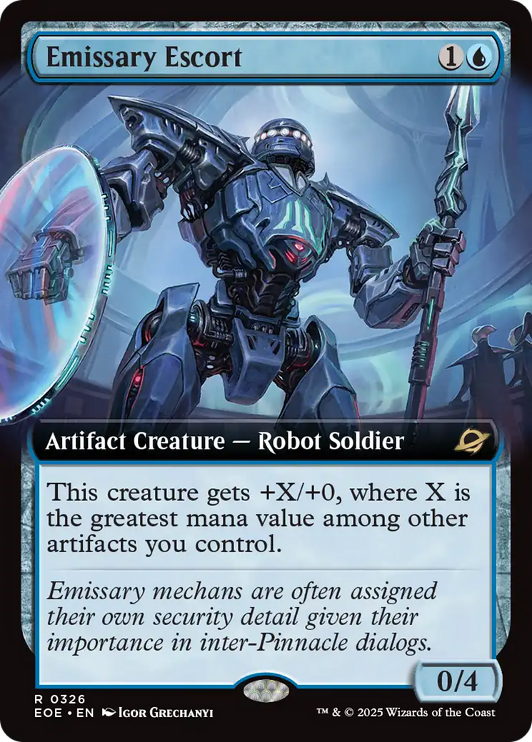 Emissary Escort (Extended Art) [Edge of Eternities] | Gamers Paradise