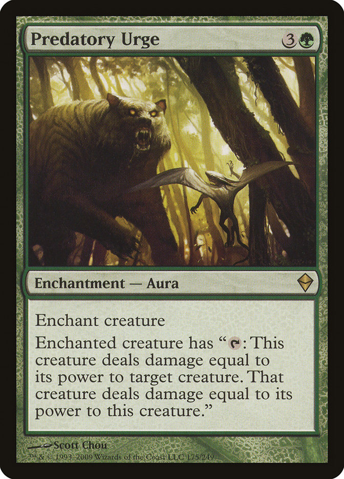Predatory Urge [Zendikar] | Gamers Paradise