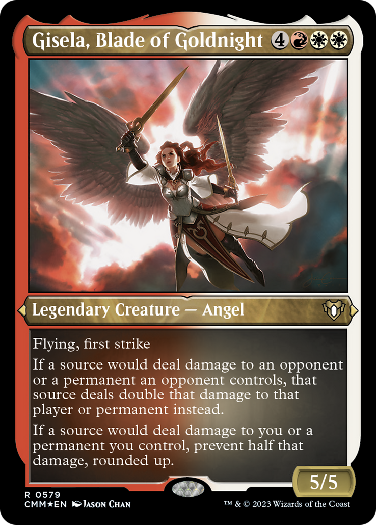 Gisela, Blade of Goldnight (Foil Etched) [Commander Masters] | Gamers Paradise
