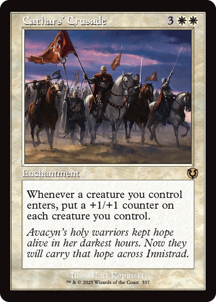 Cathars' Crusade (Retro Frame) [Innistrad Remastered] | Gamers Paradise