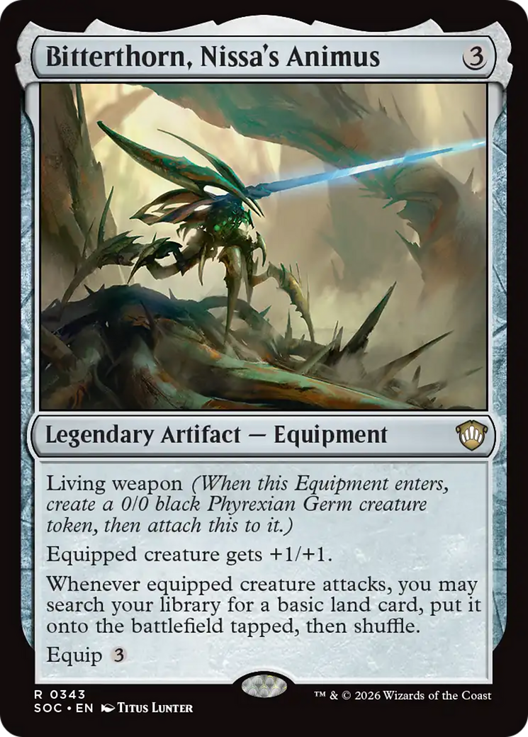 Bitterthorn, Nissa's Animus [Secrets of Strixhaven Commander] | Gamers Paradise