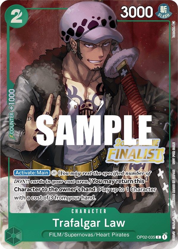 Trafalgar Law (Online Regional 2023) [Finalist] [One Piece Promotion Cards] | Gamers Paradise