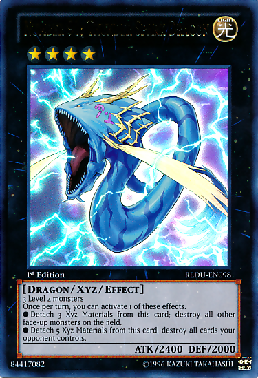 Number 91: Thunder Spark Dragon [REDU-EN098] Ultra Rare | Gamers Paradise