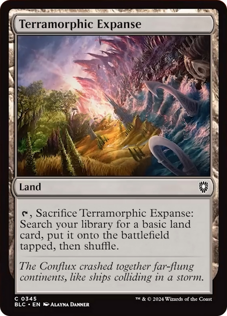 Terramorphic Expanse [Bloomburrow Commander] | Gamers Paradise