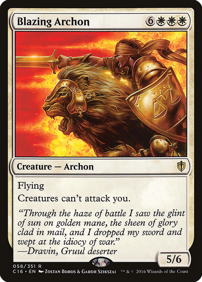 Blazing Archon [Commander 2016] | Gamers Paradise