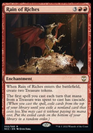 Rain of Riches (Promo Pack) [Streets of New Capenna Commander Promos] | Gamers Paradise