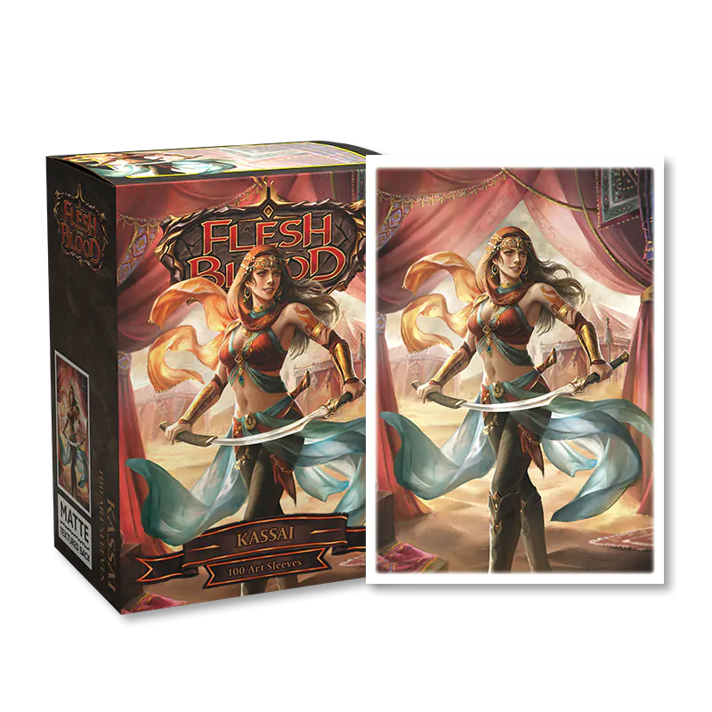 Dragon Shield: Standard 100ct Sleeves - Flesh and Blood (Kassai) | Gamers Paradise