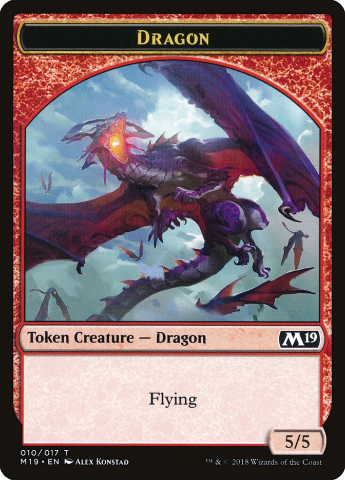 Dragon Token (010/017) [Core Set 2019 Tokens] | Gamers Paradise