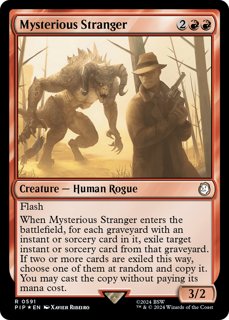 Mysterious Stranger (Surge Foil) [Fallout] | Gamers Paradise