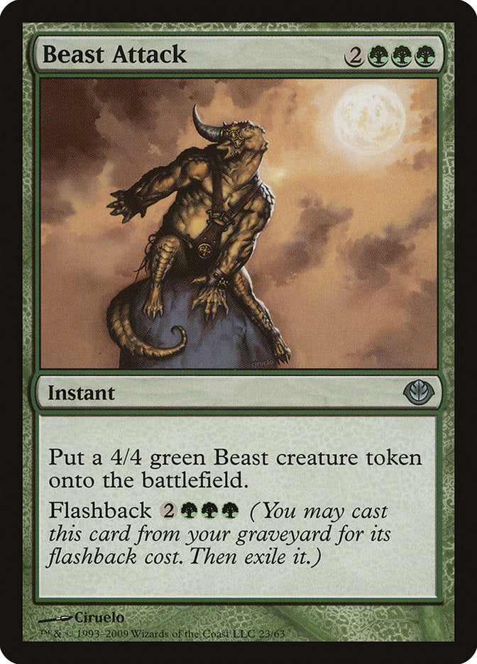 Beast Attack [Duel Decks: Garruk vs. Liliana] | Gamers Paradise