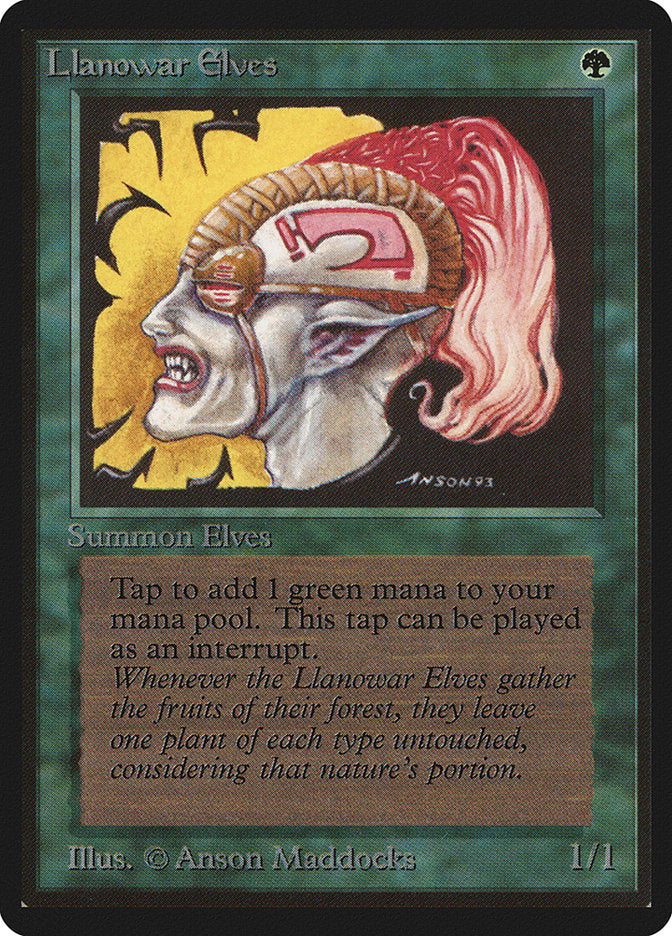 Llanowar Elves [Beta Edition] | Gamers Paradise