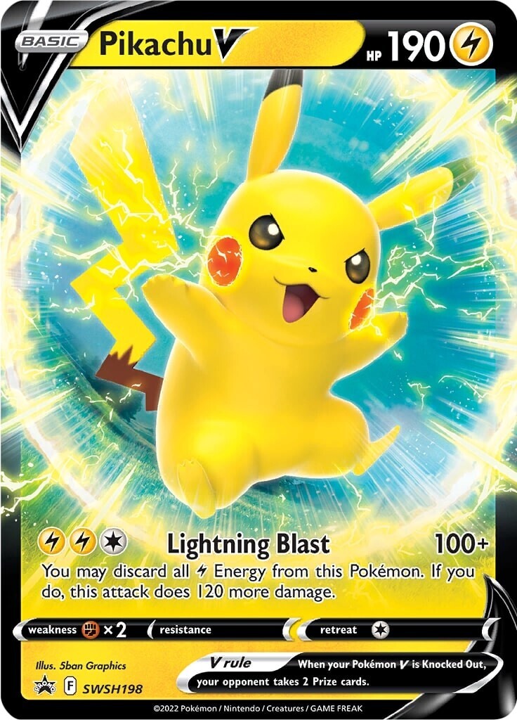 Pikachu V (SWSH198) [Sword & Shield: Black Star Promos] | Gamers Paradise