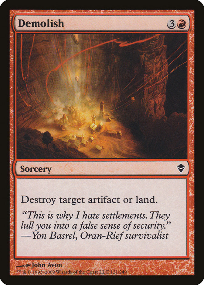 Demolish [Zendikar] | Gamers Paradise
