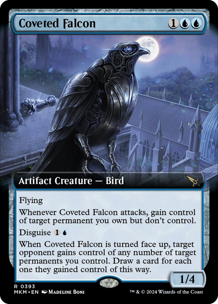 Coveted Falcon (Extended Art) [Murders at Karlov Manor] | Gamers Paradise