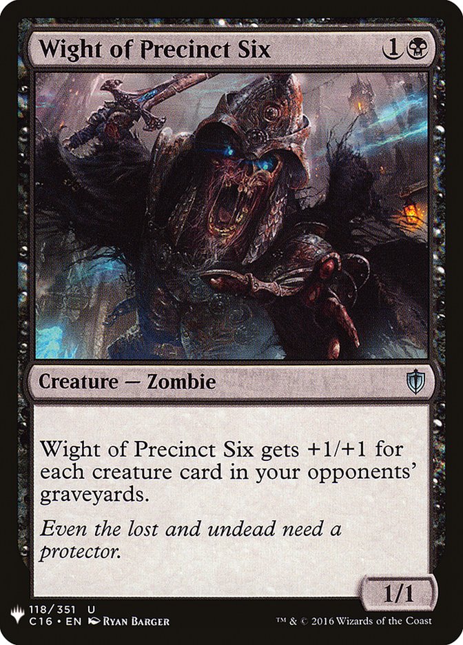 Wight of Precinct Six [Mystery Booster] | Gamers Paradise