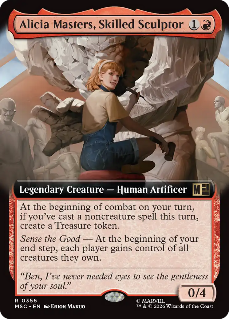 Alicia Masters, Skilled Sculptor (Extended Art) [Marvel Super Heroes Commander] | Gamers Paradise