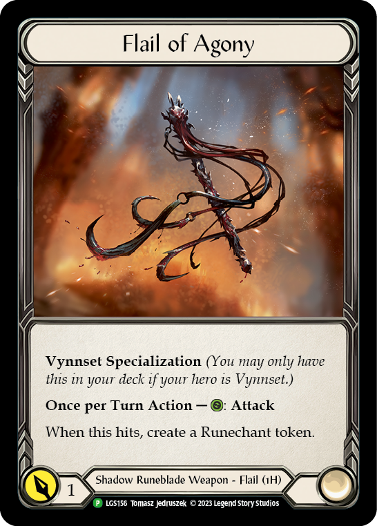 Flail of Agony [LGS156] (Promo)  Cold Foil | Gamers Paradise