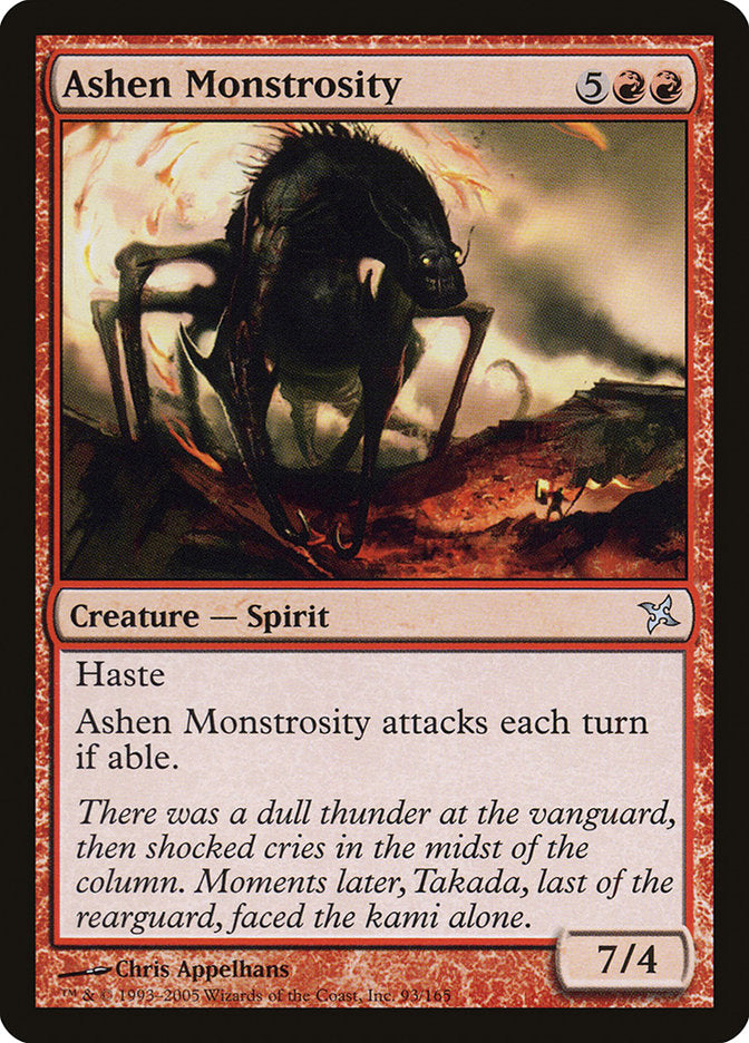 Ashen Monstrosity [Betrayers of Kamigawa] | Gamers Paradise