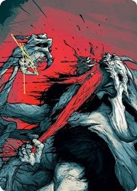Vorinclex, Monstrous Raider 2 Art Card (Gold-Stamped Signature) [Kaldheim Art Series] | Gamers Paradise