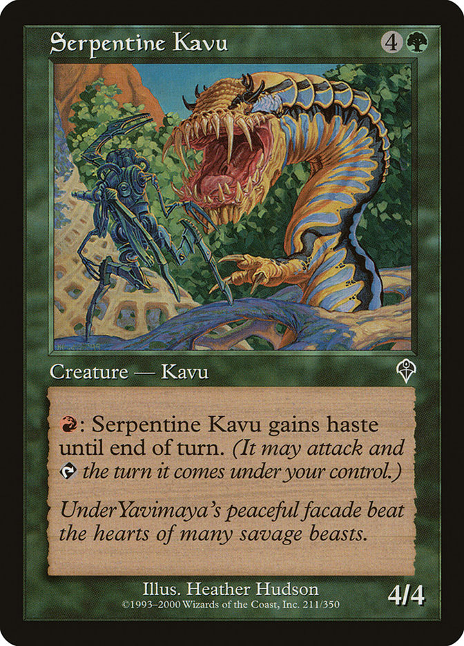 Serpentine Kavu [Invasion] | Gamers Paradise