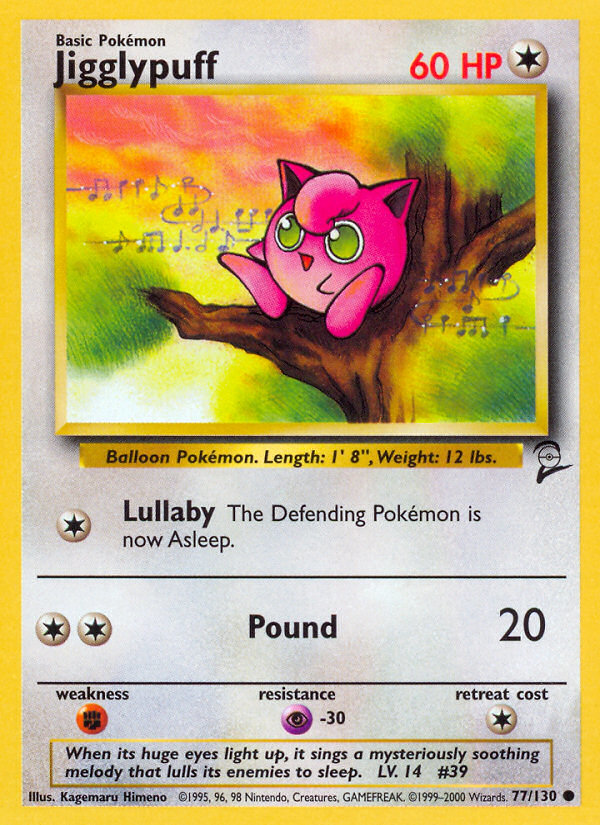 Jigglypuff (77/130) [Base Set 2] | Gamers Paradise