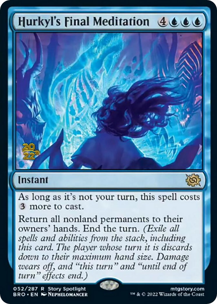 Hurkyl's Final Meditation [The Brothers' War Prerelease Promos] | Gamers Paradise
