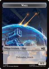 Wall (003) // Merfolk (006) Double-Sided Token [Marvel Super Heroes Commander Tokens] | Gamers Paradise