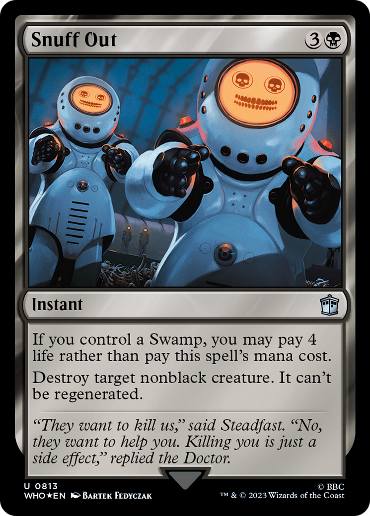 Snuff Out (Surge Foil) [Doctor Who] | Gamers Paradise