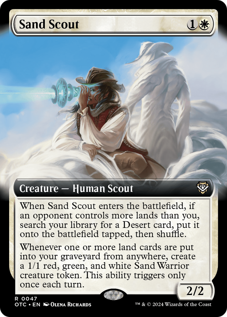 Sand Scout (Extended Art) [Outlaws of Thunder Junction Commander] | Gamers Paradise