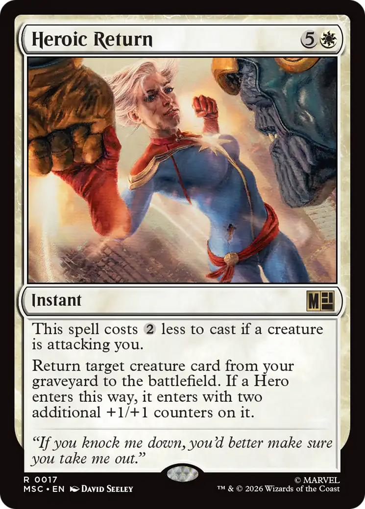Heroic Return [Marvel Super Heroes Commander] | Gamers Paradise