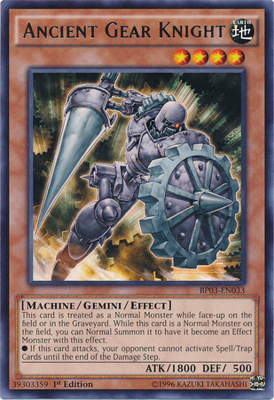 Ancient Gear Knight [BP03-EN033] Rare | Gamers Paradise