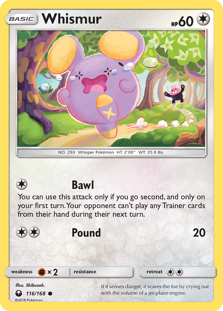 Whismur (116/168) [Sun & Moon: Celestial Storm] | Gamers Paradise