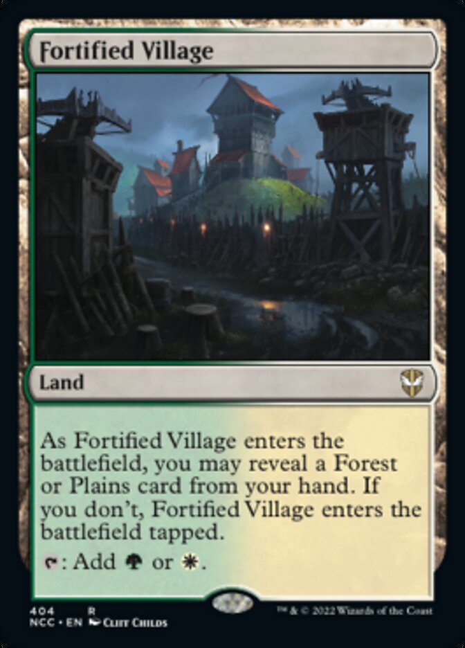 Fortified Village [Streets of New Capenna Commander] | Gamers Paradise